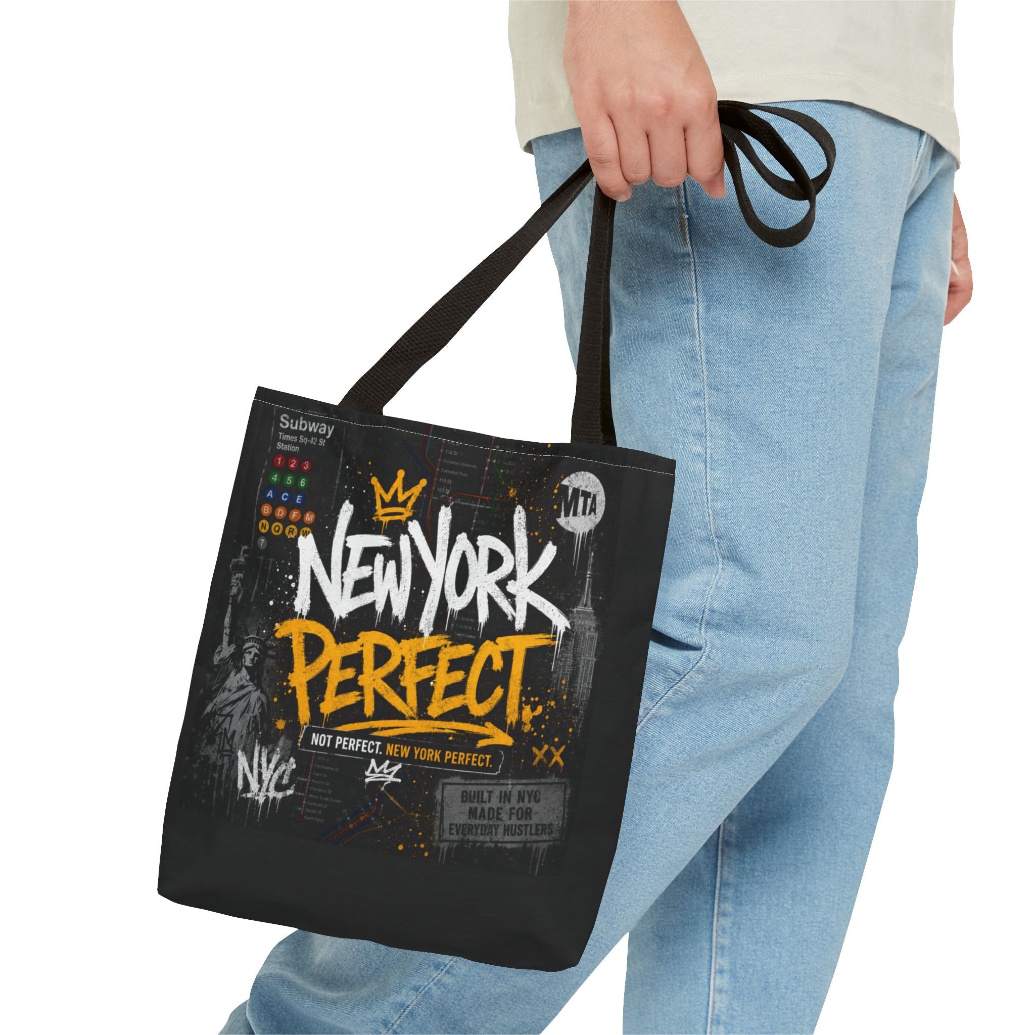New York Perfect Tote Bag (Double Sided )