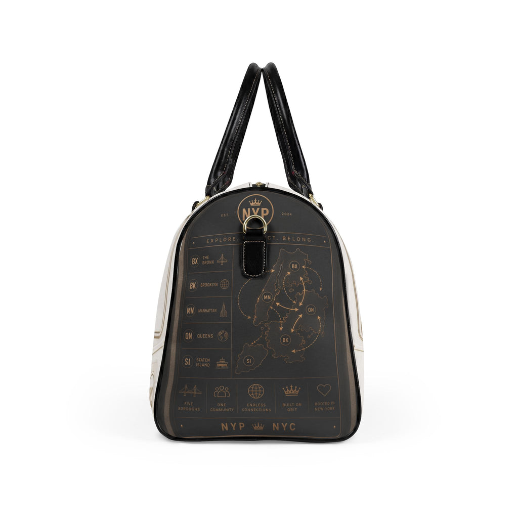 A Line Leather Travel Bag